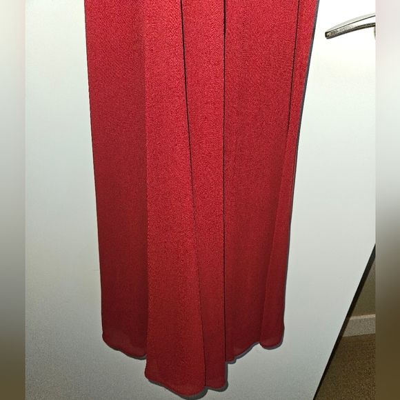 Lulu's Burgundy Halter Bridesmaid Dress - Picture 11 of 14